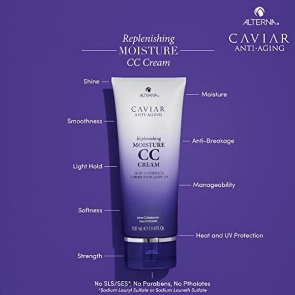 Alterna Caviar 10 in 1 CC moisture cream (Smooths, Heat Protect, Stengthen) - Picture 6 of 13